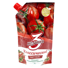 3 Желания Кетчуп Классический 250г