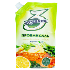 3 Желания Майонез Провансаль с лимонным соком 190г