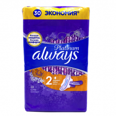 Always Ultra Normal Plus 30шт Женские гигиенические прокладки 