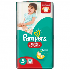 PAMPERS Pants Junior Подгузники-трусики 48шт