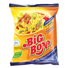 BIGBON Лапша Говядина в соусе Томат с базиликом 75г