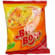 BIGBON Лапша Курица + соус Сальса 75г