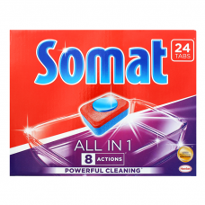 Comat All in 1Таблетки для посудомоечных машин 24 таблетки Comat All in 1Таблетки для посудомоечных машин 24 таблетки
