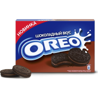 OREO Печенье с какао и кремовой начинкой шоколадного вкуса  228г