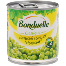 Bonduelle Зеленый горошек Нежный 212мл