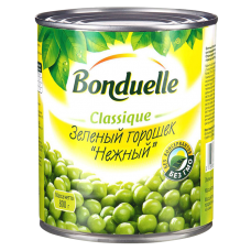Bonduelle Зеленый горошек Нежный 850мл