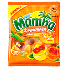 Mamba жевательный мармелад сочный центр 70г