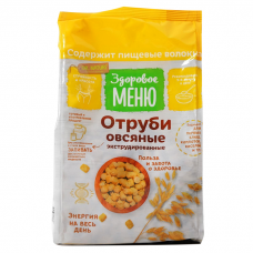 Здоровое Меню Отруби овсяные (гранулы) 200г