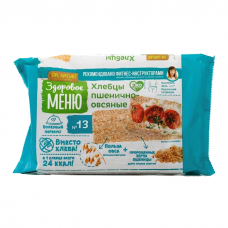 Здоровое Меню Хлебцы пшенично овсяные 90г