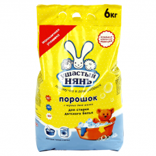 Ушастый Нянь  Стиральный порошок для детского белья 6кг