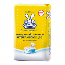 Ушастый Нянь Хозяйственное Мыло отбеливающее 180г 