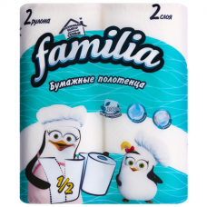 Familia Полотенце бумажное 2-х слойное  2рул