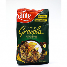 Sante Гранола Цельнозерновые хлопья с орехами и медом 300г