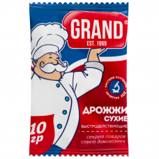 Grand Дрожжи сухие 10г