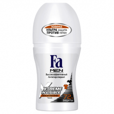 FA Extreme Invisible Дезодорант для мужчин роликовый 50мл FA Extreme Invisible Дезодорант для мужчин роликовый 50мл