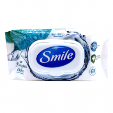 Smile Влажные салфетки с экстрактом эвкалипта 60шт
