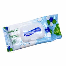 Smile Super Fresh Влажные салфетки антибактериальные 72шт