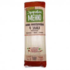 Здоровое Меню Макаронные изделия Лапша многозерновая 4 злака 450г